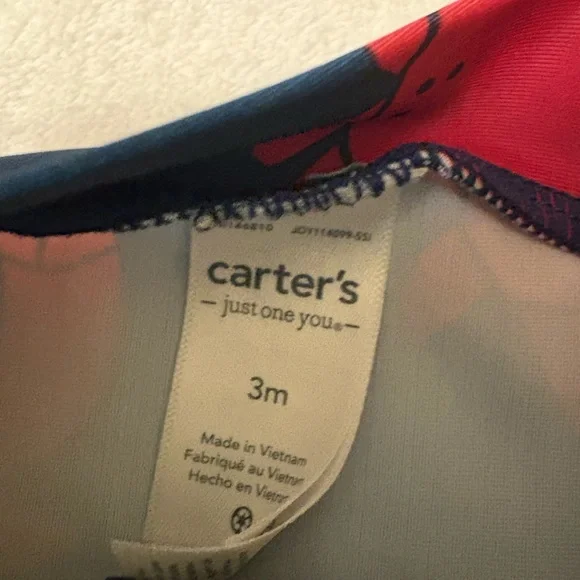 Carter's Blue and Red Baby Swimsuit 🦀 - Picture 2 of 2